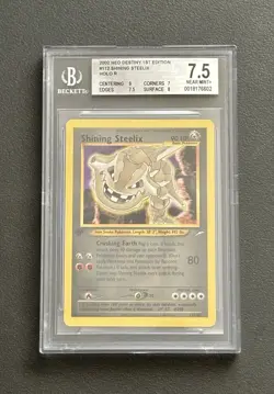 Pokemon Shining Steelix 112/105 Neo Destiny 1st Edition BGS 7.5 Eng First Ed - Image 3