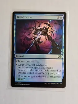 Defabricate (Foil) - The Brothers War - LP - MTG Magic - Uncommon - Instant - Image 2