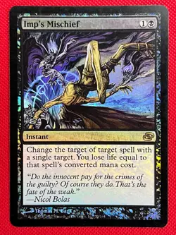 MTG Foil 1X Imp's Mischief X1 Planar Chaos Magic - LP - Image 3