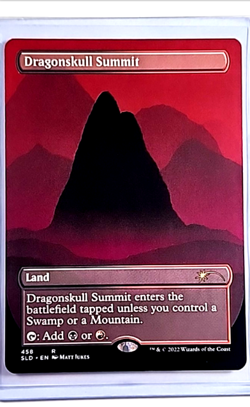 2022 MTG Magic the Gathering SLD Secret Lair Borderless #458 Dragonskull Summit - Image 3