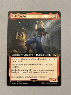 Zell Dincht Extended Art - FIN 0468 NM - MTG Magic - Image 3