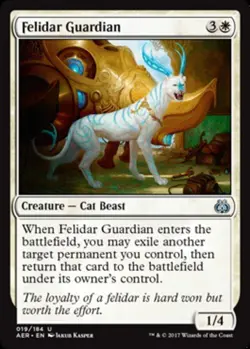 x1 Felidar Guardian - Aether Revolt - NM - MTG - Image 1