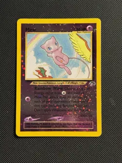 PokÃ©mon 2001 TCG Southern Islands Mew Reverse Holo Foil Card 1/18 WOTC Vintage - Image 1