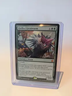 Magic the Gathering MTG - Quilled Greatwurm - Foundations - Single - Image 2