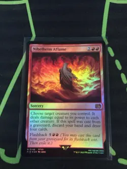 MTG Magic The Gathering Nibelheim Aflame Foil FIN Mythic Red Final Fantasy - Image 2