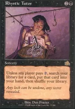 Rhystic Tutor - Prophecy #77/143 MTG Magic The Gathering - Image 2