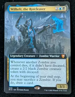 MTG English Wilhelt, the Rotcleaver (Extended Art) NM Normal - Image 3