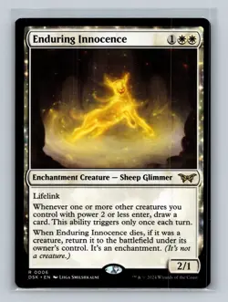 MTG - Enduring Innocence - 6 - Duskmourn: House of Horror - - Rare - NM - Image 1