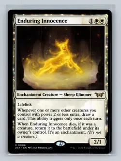 MTG - Enduring Innocence - 6 - Duskmourn: House of Horror - - Rare - NM - Image 3