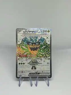 PokÃ©mon TCG Teal Mask Ogerpon EX Scarlet Violet Holo Ultra Rare Card 190/167 - Image 1