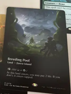 Mtg Edge of eternities breeding pool  Borderless showcase  - Image 1