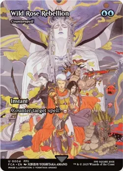 1x Wild Rose Rebellion - Counterspell - Showcase - Final Fantasy: Through The Ag - Image 1
