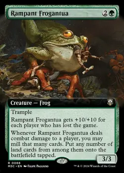 1x Rampant Frogantua - Extended Art - Commander: Modern Horizons 3 - Near Mint, - Image 2