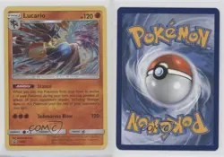Lucario (Holo) Pokemon Sun & Moon Black Star Promo #SM54 3d8 - Image 3