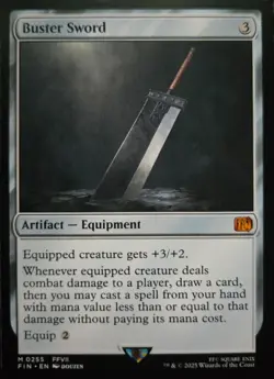 MTG Buster Sword - UNIVERSES BEYOND: FINAL FANTASY - *NM/M* - Mythic Artifact - Image 1