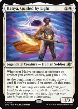 Haliya, Guided by Light- Edge of Eternities- (Foil)(NM) - Image 1
