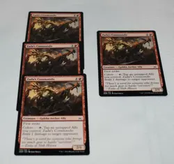 Magic card: 4x Zada's Commando, Red Common Creature, Oath of the Gatewatch - Image 4