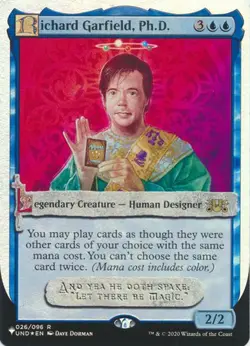 MTG Unstable - Richard Garfield, Ph.D. (Foil) [The List] - Image 1