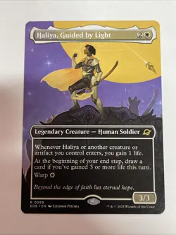 Haliya, Guided by Light (Borderless) Edge of Eternities Rare #289 - Image 2