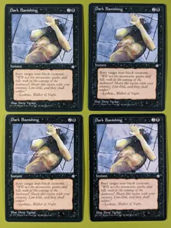 Dark Banishing x4 Ice Age 4x Playset MTG Magic the Gathering - Image 1