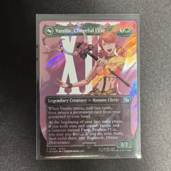 Vanille, Cheerful I'Cie Borderless Surge Foil - Final Fantasy MTG U 0537 - Image 1