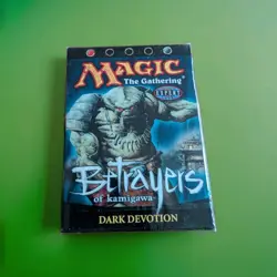 Magic The Gathering - Theme Deck - Betrayers of Kamigawa - DARK DEVOTION RB NEW - Image 1