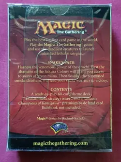 Magic The Gathering CHAMPIONS OF KAMIGAWA SNAKE'S PATH New Sealed Theme Deck MTG - Image 7