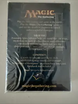 MAGIC THE GATHERING NINJUTSU THEME DECK BETRAYERS OF KAMIGAWA  *RARE “ BRAND NEW - Image 8