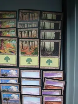 MTG 76 Odyssey Basic Land Card Lot. Near Full Playsets.  4 Card Missing As Shown - Image 10