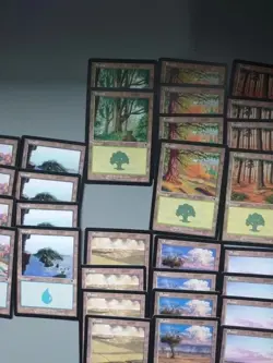 MTG 76 Odyssey Basic Land Card Lot. Near Full Playsets.  4 Card Missing As Shown - Image 11