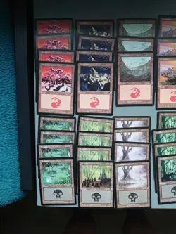 MTG 76 Odyssey Basic Land Card Lot. Near Full Playsets.  4 Card Missing As Shown - Image 13