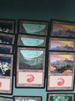 MTG 76 Odyssey Basic Land Card Lot. Near Full Playsets.  4 Card Missing As Shown - Image 16