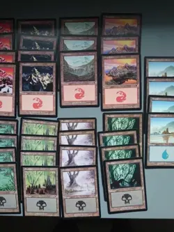 MTG 76 Odyssey Basic Land Card Lot. Near Full Playsets.  4 Card Missing As Shown - Image 3