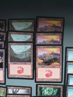 MTG 76 Odyssey Basic Land Card Lot. Near Full Playsets.  4 Card Missing As Shown - Image 4