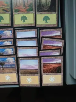 MTG 76 Odyssey Basic Land Card Lot. Near Full Playsets.  4 Card Missing As Shown - Image 9