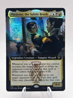 Parnesse, the Subtle Brush 106 Extended Foil Streets of New Capenna SNC MTG LP - Image 3