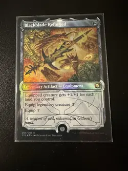 FOIL  Blackblade Reforged Signature Spellbook: Gideon MTG - Image 4