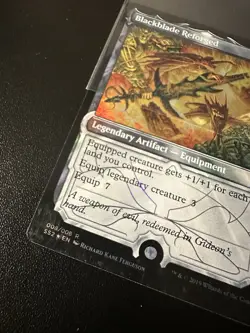 FOIL  Blackblade Reforged Signature Spellbook: Gideon MTG - Image 6