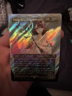 MTG - Yuna, Grand Summoner -Borderless - Surge Foil - Commander: Final Fantasy - Image 8