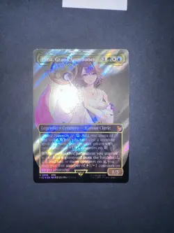 MTG - Yuna, Grand Summoner -Borderless - Surge Foil - Commander: Final Fantasy - Image 9