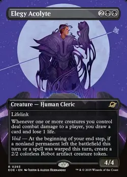 x1 Elegy Acolyte - Foil - Borderless R MTG Edge of Eternities M/NM, English - Image 1
