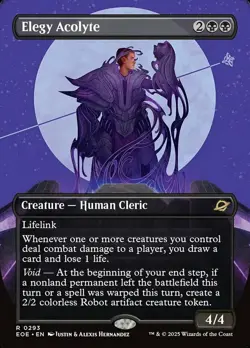 x1 Elegy Acolyte - Foil - Borderless R MTG Edge of Eternities M/NM, English - Image 2