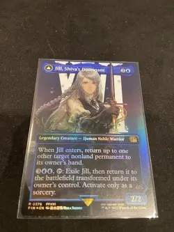Jill, Shiva’s Dominant (Borderless) (Foil) (#0378) Final Fantasy MTG - Image 1