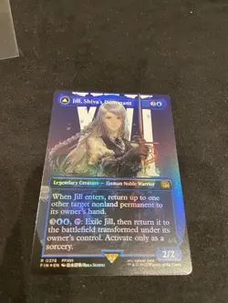 Jill, Shiva’s Dominant (Borderless) (Foil) (#0378) Final Fantasy MTG - Image 4
