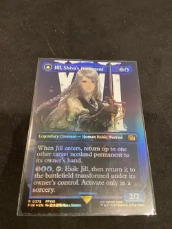 Jill, Shiva’s Dominant (Borderless) (Foil) (#0378) Final Fantasy MTG - Image 8
