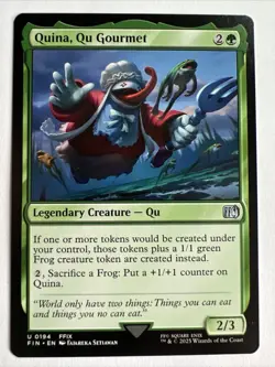 MTG Final Fantasy Uncommon #0471 Quina Qu Gourmet - Image 1