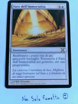 MTG - BEACON OF IMMORTALITY - X - LIGHTHOUSE OF IMMORTALITY - NEAR MINT - ITALIAN - Image 2