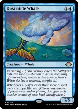 X 1 Dreamtide Whale NM Modern Horizons 475 MTG Magic The Gathering - Image 2
