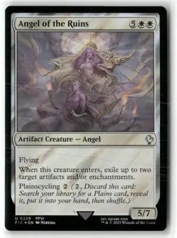Angel Of The Ruins Commander Final Fantasy Surge Foil NM MTG MAGIC - Image 1