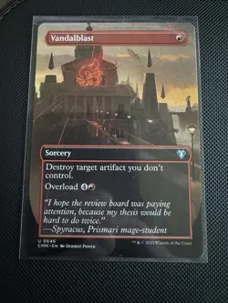 Vandalblast - Borderless #0646 (NM) Commander Masters CMM Magic MTG - Image 1